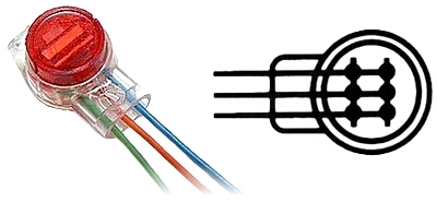 Conector rapid cu gel 3 fire UR(100 buc)